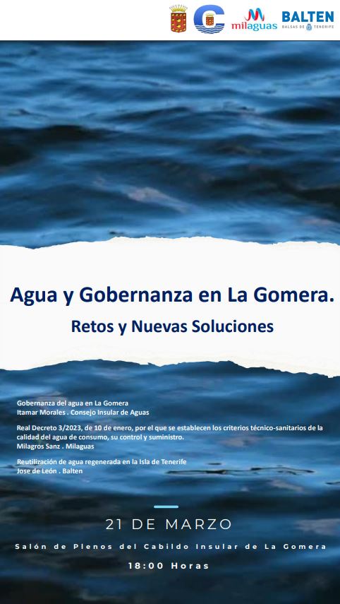 La Gomera conmemora el Día del Agua con una jornada dedicada a analizar los retos y soluciones para su gestión