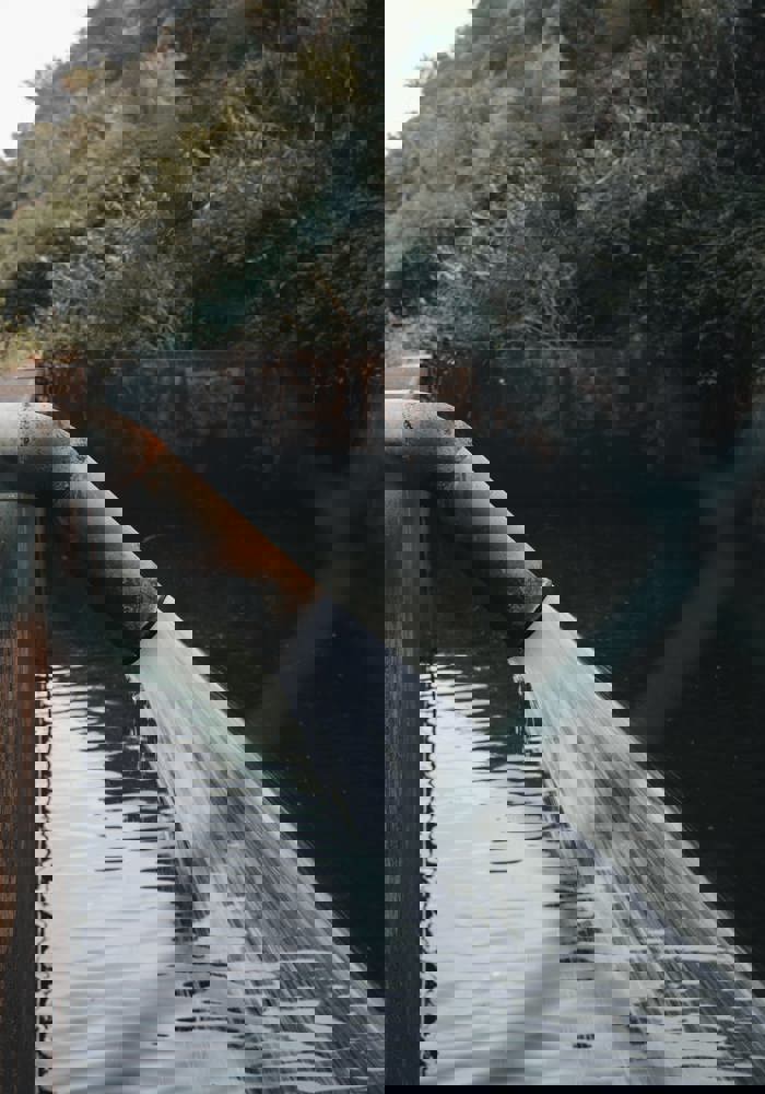 Estanque de agua en Hermigua